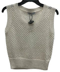 Top Sleeveless By Cmb In Beige, Size: Xs