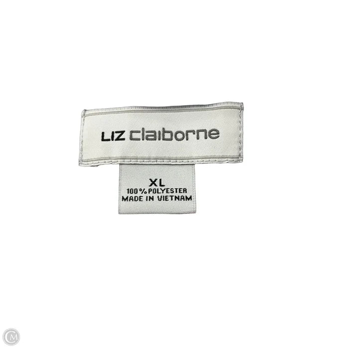 Top Sleeveless By Liz Claiborne In Floral Print, Size: Xl