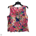 Top Sleeveless By Talbots In Floral Print, Size: Xlp