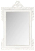 Traditional Rectangular Mirror in Antique White - Wall Mirrors - The Well Appointed House