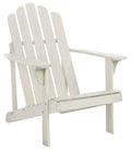 Traditional White Adirondack Chair in Eucalyptus Wood - Outdoor Chairs & Chaises - The Well Appointed House