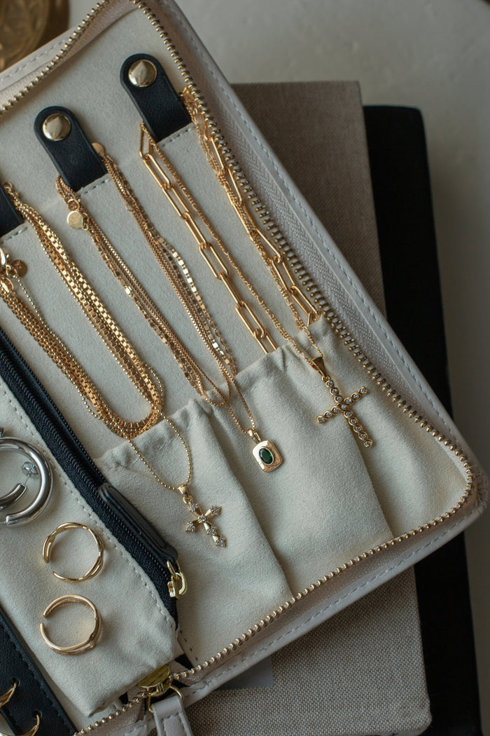 Beads by Tara travel jewelry case, compact enough for a carry-on bag