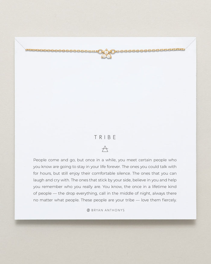 Bryan Anthonys Dainty Tribe Gold Bracelet On Card
