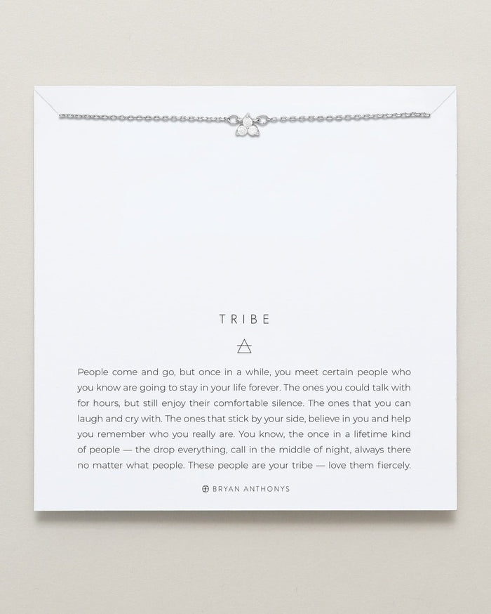 Bryan Anthonys Dainty Tribe Silver Bracelet On Card