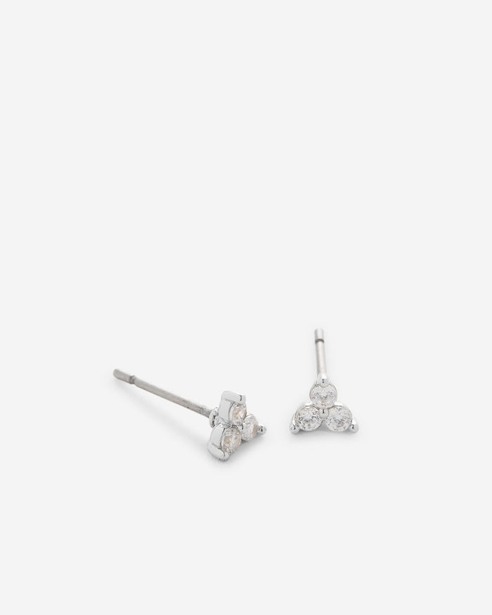 Bryan Anthonys Dainty Stud Earrings Silver