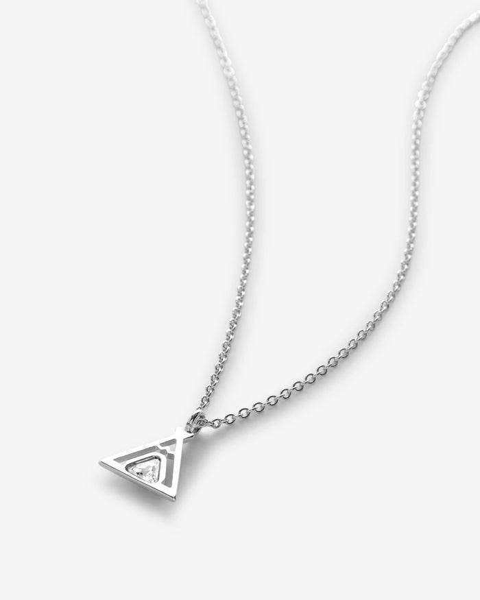 Bryan Anthonys Tribe Friendship Silver Necklace with Crystal macro