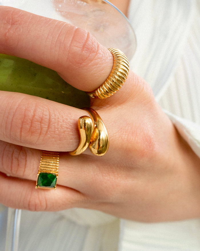 Trisha ring blending statement fashion with everyday style by Beads by Tara