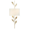 Two Light Vining Wall Sconce with Shade - Sconces - The Well Appointed House