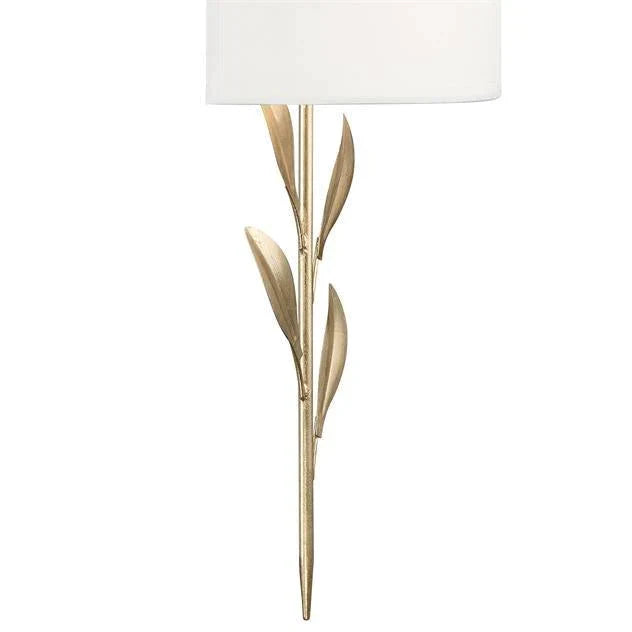 Two Light Vining Wall Sconce with Shade - Sconces - The Well Appointed House