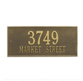 Two Line Hartford Estate Personalized Address Wall Plaque - Available in Multiple Finishes - Address Signs & Mailboxes - The Well Appointed House