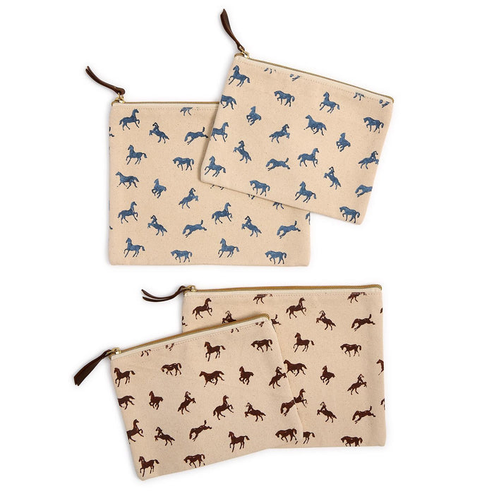 Two's Co. Horse Silhouette Printed Multipurpose Pouch