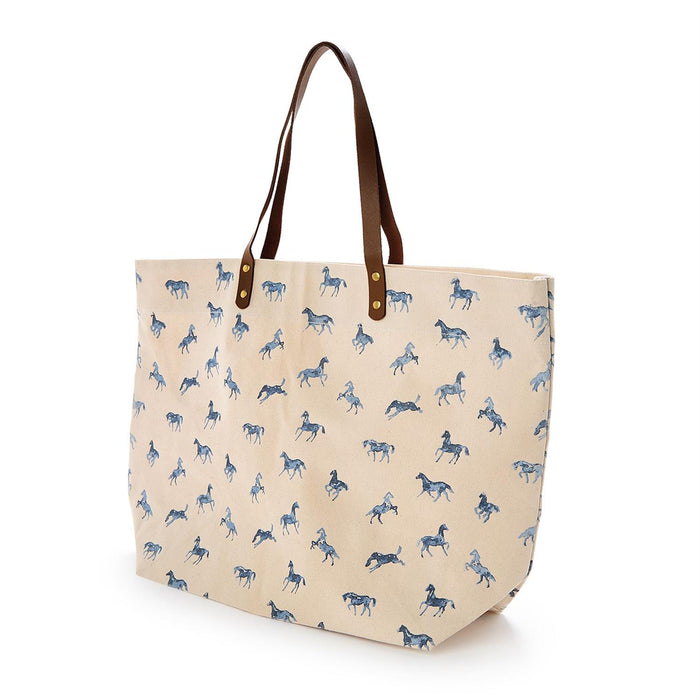Two's Co. Horse Silhouette Printed Tote Bag