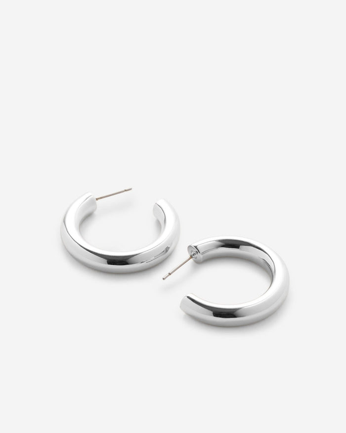 Bryan Anthonys Layers of You Silver Unstoppable Midi Hoops Macro