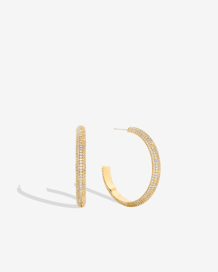 Bryan Anthonys Layers of You Collection Unstoppable Maxi Hoop Earrings Gold