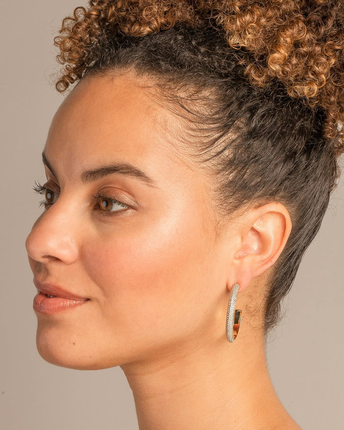 Bryan Anthonys Layers of You Collection Unstoppable Maxi Hoop Earrings On Model