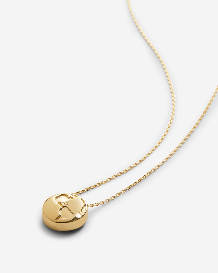 Bryan Anthonys Us Against The World Gold Necklace Macro