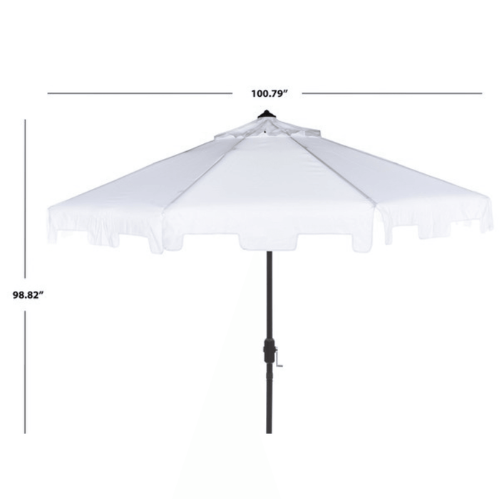 UV Resistant 9 Foot Market Crank Outdoor Patio Umbrella - Outdoor Umbrellas - The Well Appointed House