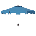UV Resistant Blue 9' Crank Outdoor Market Patio Umbrella - Outdoor Umbrellas - The Well Appointed House