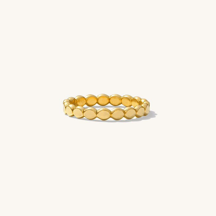 Venice 2.0 dot ring in 14k gold fill, a thicker take on the original band