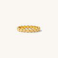Venice 2.0 dot ring in 14k gold fill, a thicker take on the original band