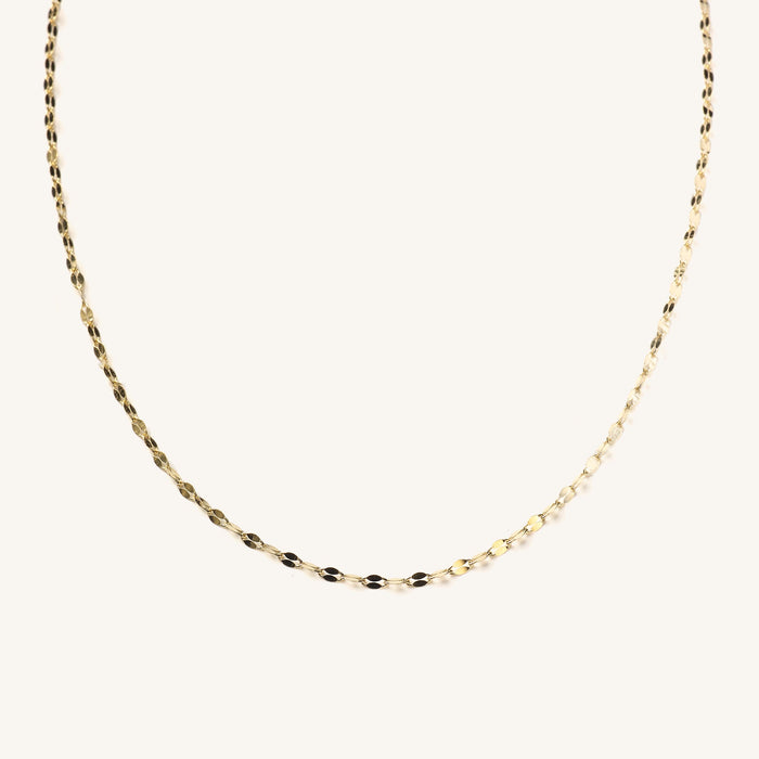 Vica dainty chain necklace in 14k gold fill by Beads by Tara