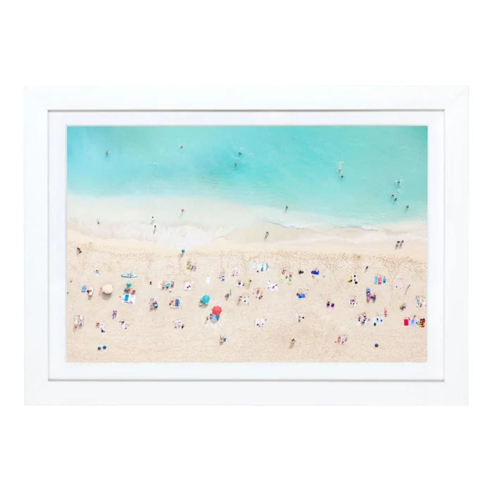 "Waikiki Beach" Mini Framed Print By Gray Malin - Photography - The Well Appointed House