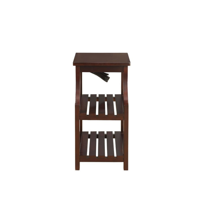 Wasaki - Accent Table With USB - Espresso