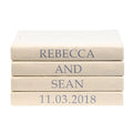 Wedding Day Announcement Decorative Book Set for Newlyweds - Books - The Well Appointed House