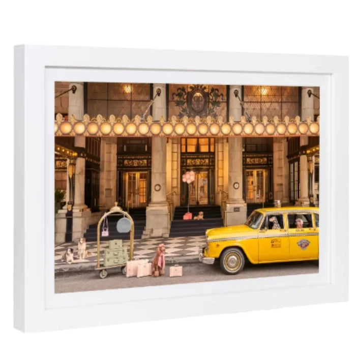 Welcome to The Plaza Hotel Mini Framed Print by Gray Malin - Photography - The Well Appointed House
