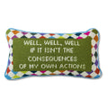 Well Well Well Needlepoint Pillow - The Well Appointed House