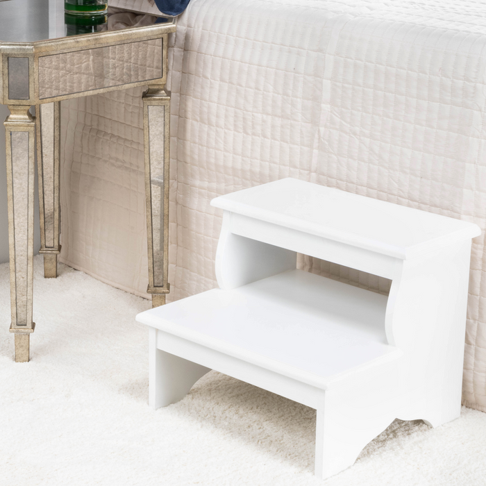 White Step Stool - The Well Appointed House
