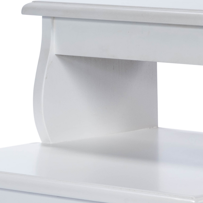 White Step Stool - The Well Appointed House