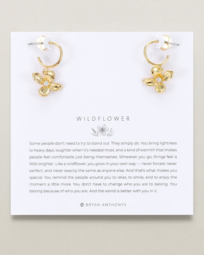 Bryan Anthonys Wildflower Hoop Earrings