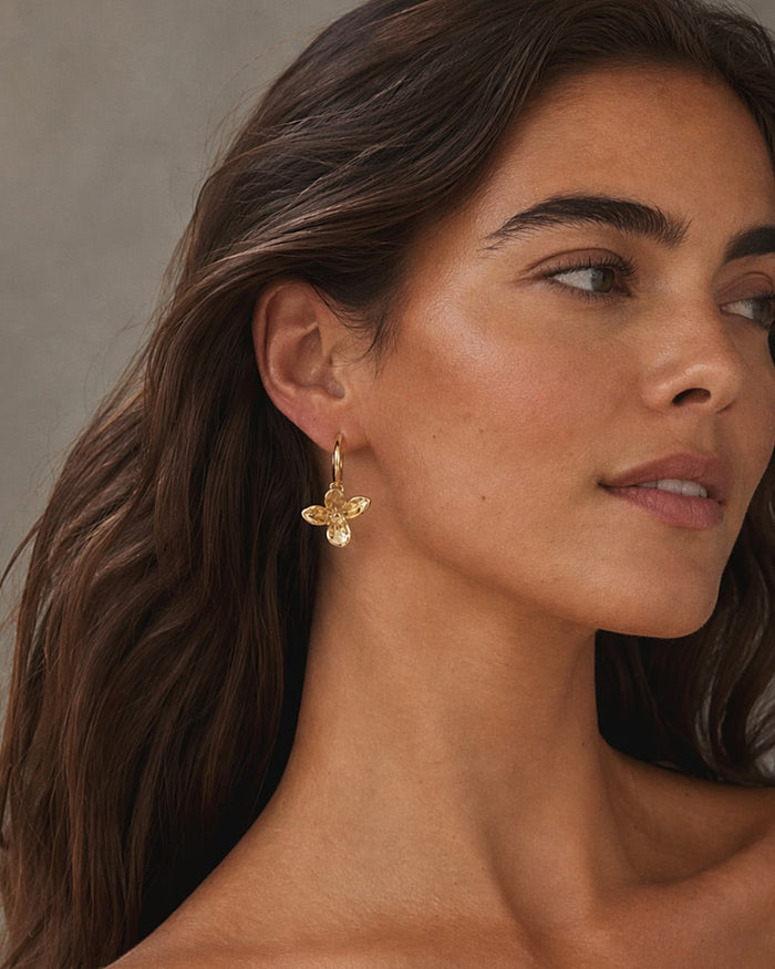 Bryan Anthonys Wildflower Hoop Earrings