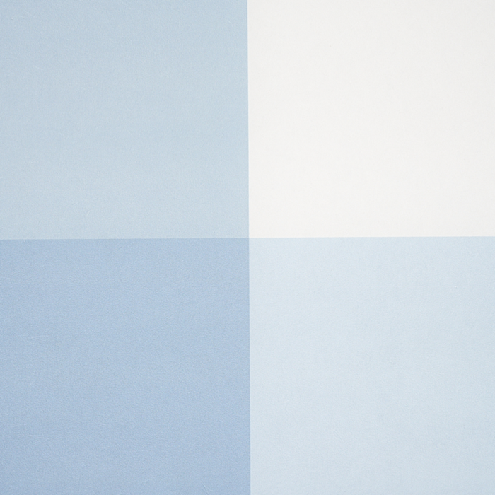 Willa Large Check Chambray Wallpaper - The Well Appointed House
