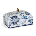 Williamsburg Collection Blue and White Floral Box - Decorative Boxes - The Well Appointed House