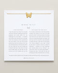 Bryan Anthonys Wings To Fly Gold Icon Necklace On Card