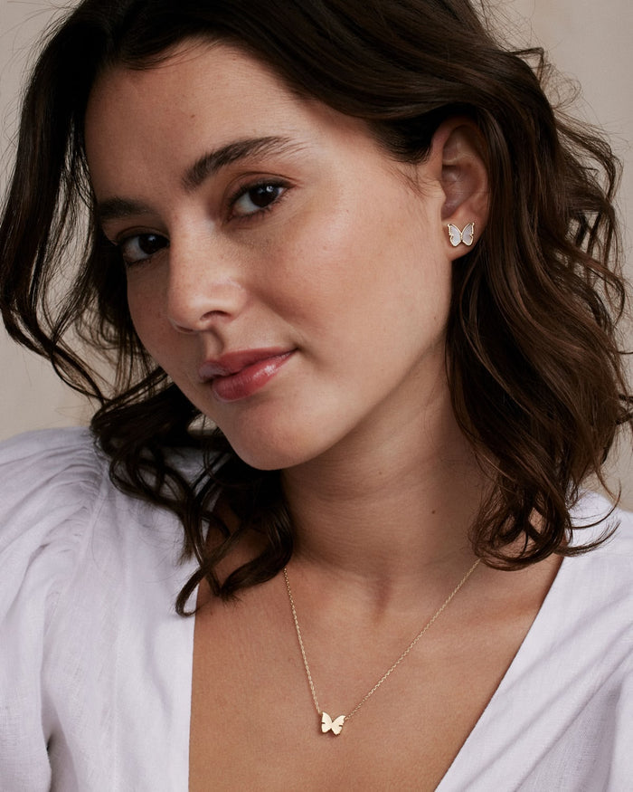 Bryan Anthonys Gold Wings To Fly Icon Necklace On Model