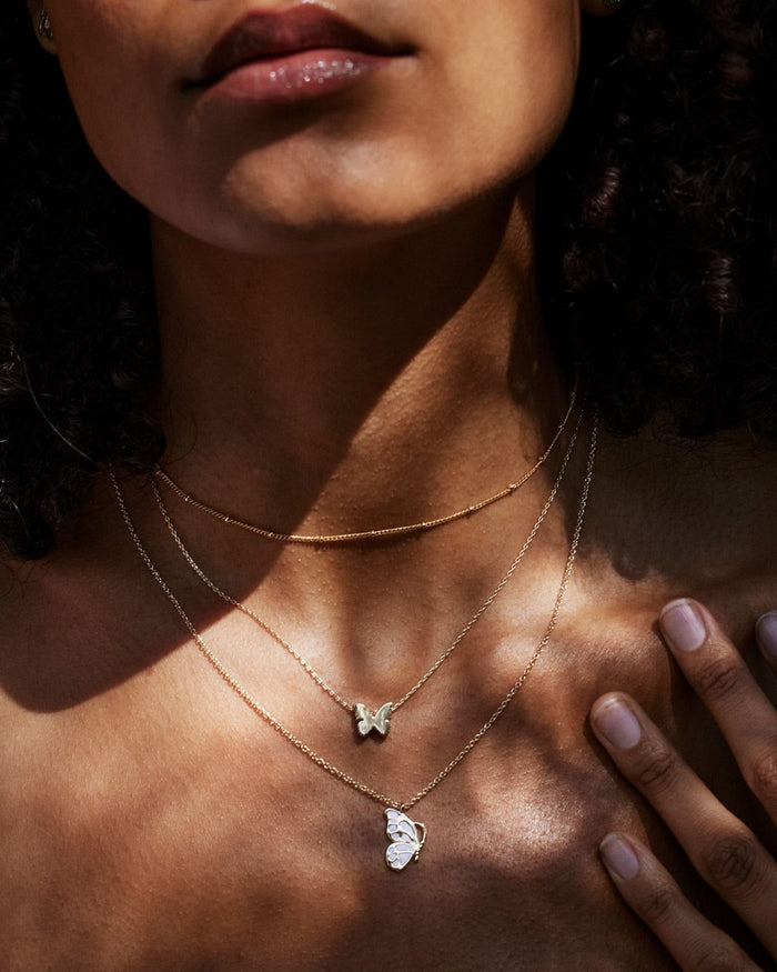 Bryan Anthonys Gold Wings To Fly Icon Necklace On Model
