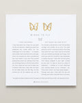 Bryan Anthonys Wings To Fly Gold Stud Earrings On Card