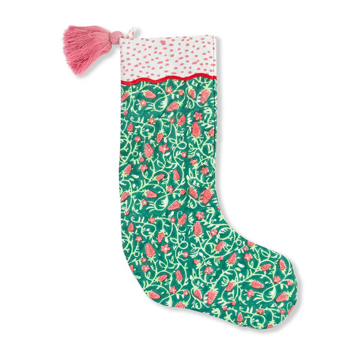 Winter Advent Christmas Stocking - The Well Appointed House