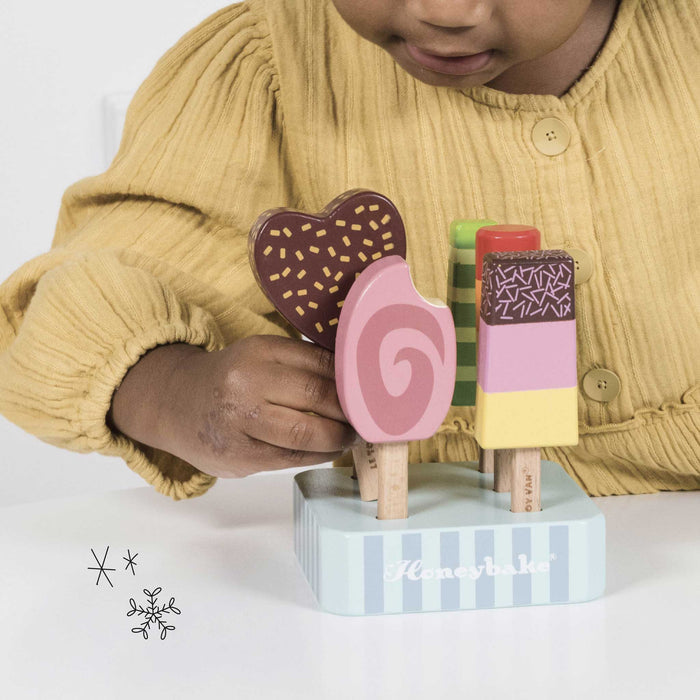 Wooden Ice Lollies Popsicles - The Well Appointed House