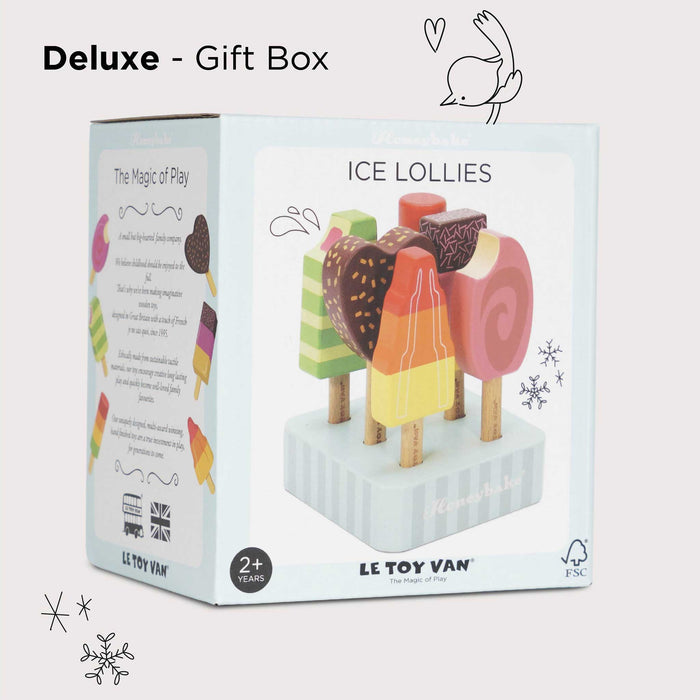Wooden Ice Lollies Popsicles - The Well Appointed House