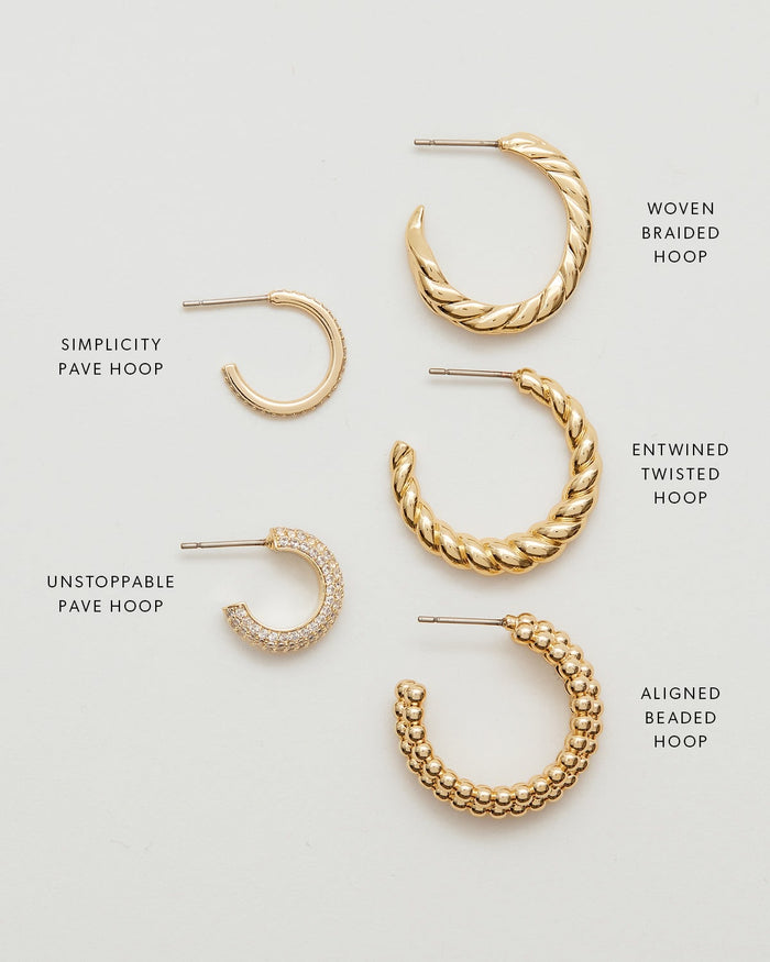 Bryan Anthonys Layers Of You Gold Hoop Size Comparison