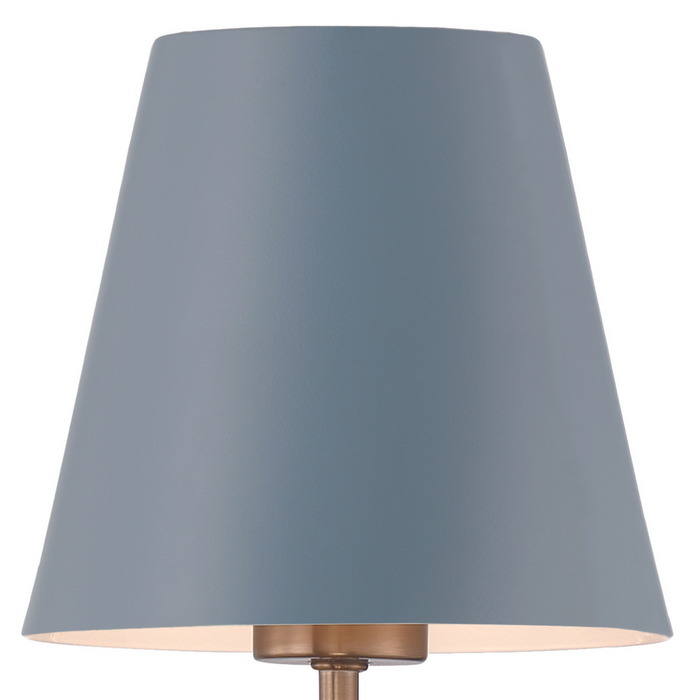 Xavier 1 Light Sconce in Blue - The Well Appointed House