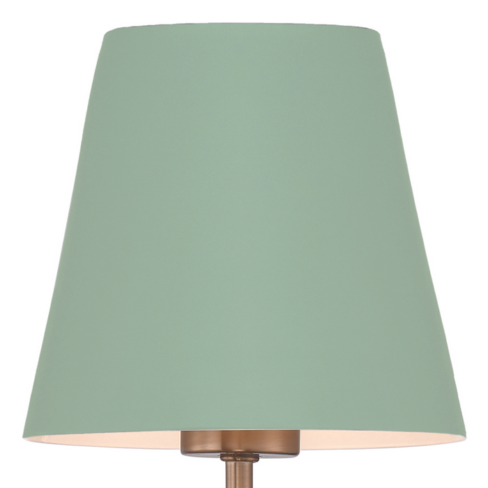 Xavier 1 Light Sconce in Green - The Well Appointed House