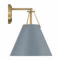 Xavier Sconce in Blue - The Well Appointed House