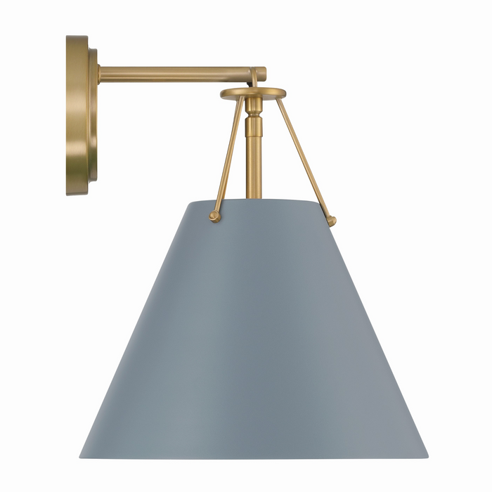 Xavier Sconce in Blue - The Well Appointed House