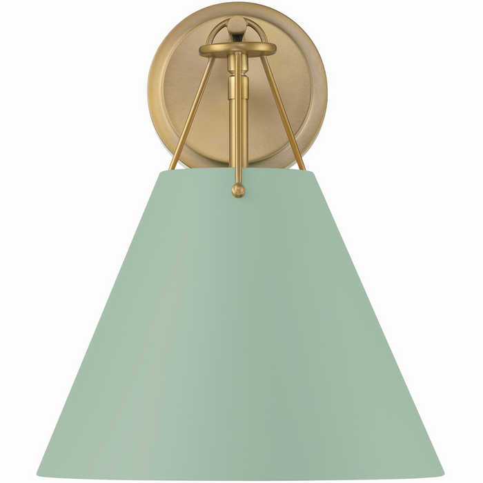 Xavier Sconce in Sage Green - The Well Appointed House