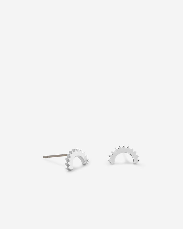 You Are My Sunshine Earrings in silver finish